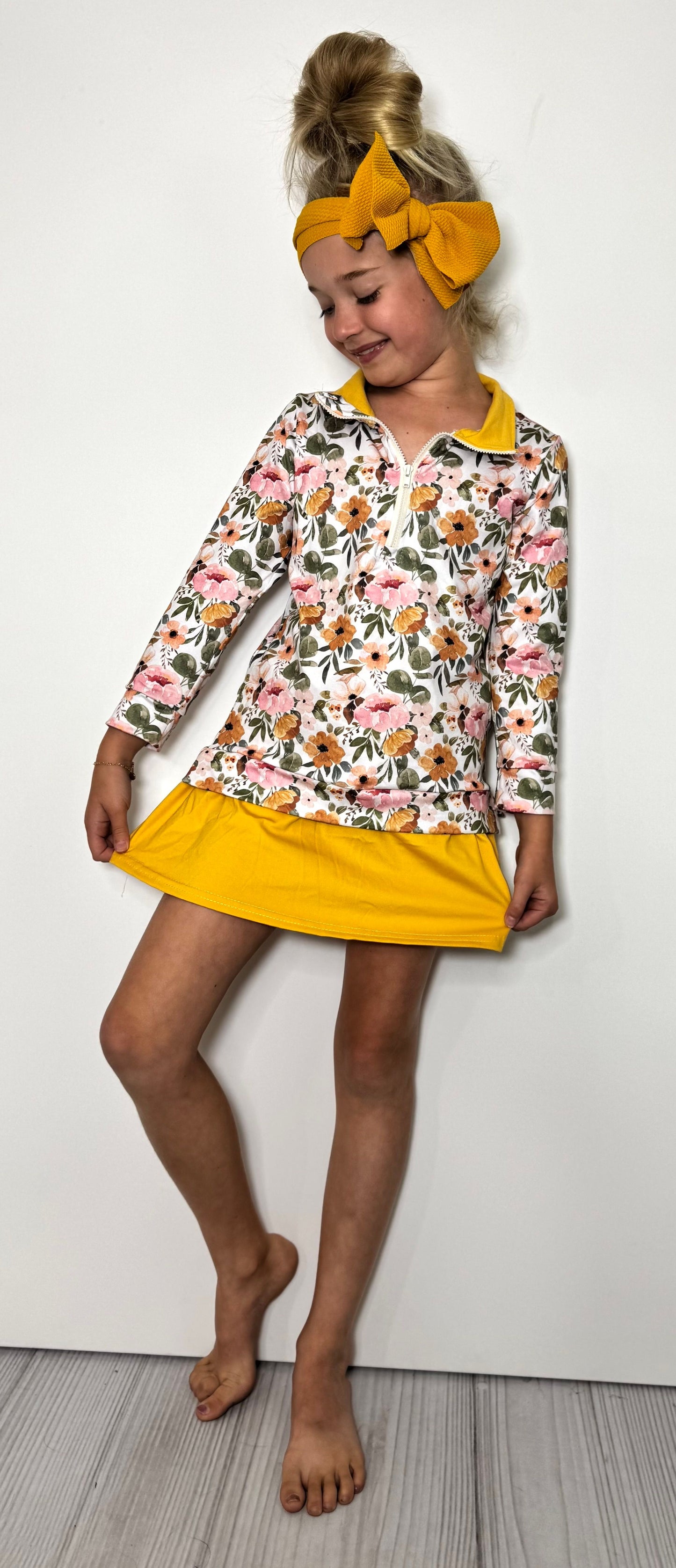 Mustard Skort Set