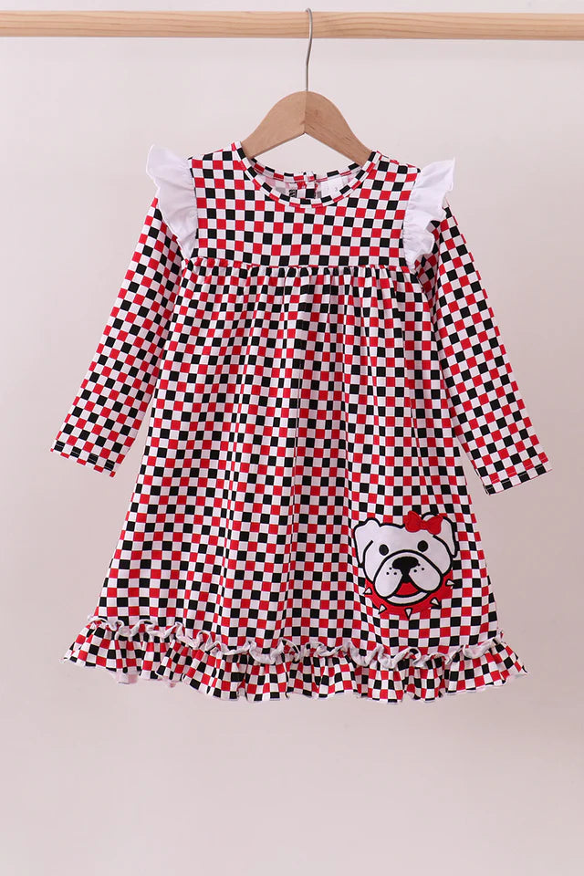 Checkered Bulldog Dress