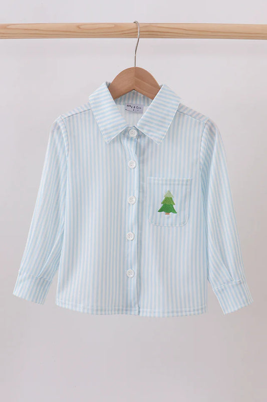 Christmas Tree Button Down