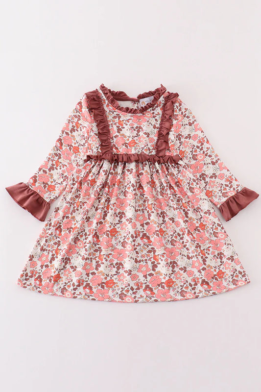 Fall Floral Dress