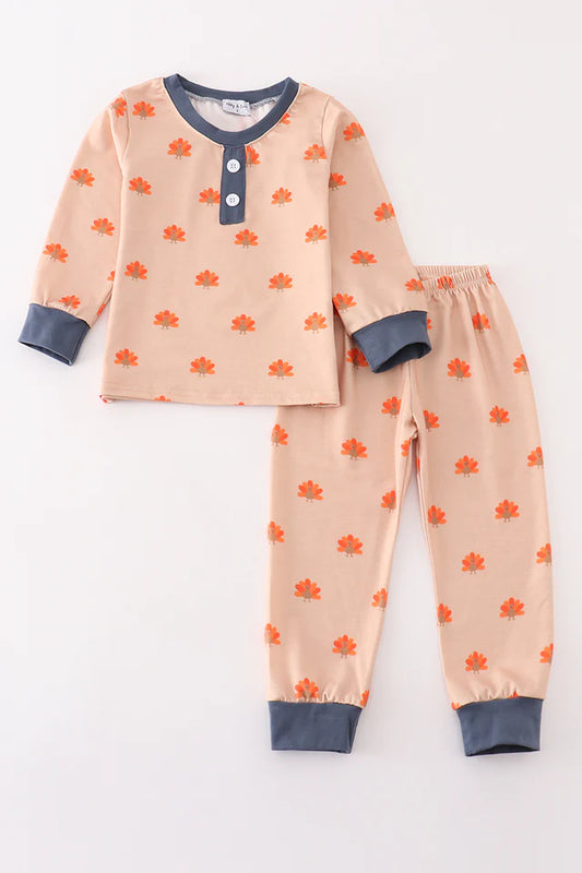 Khaki Turkey Boy PJs