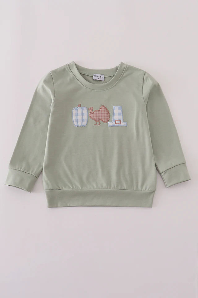 Sage Pumpkin & Turkey Shirt