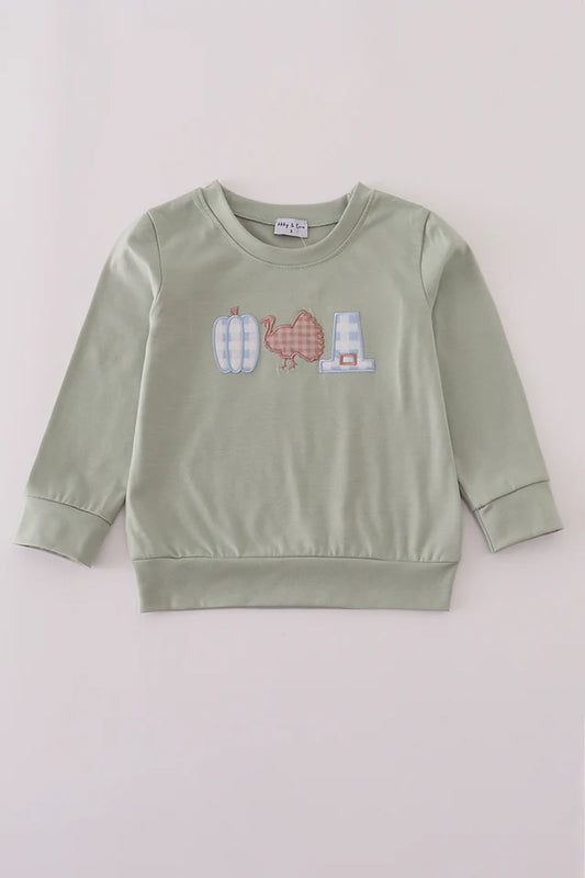 Sage Pumpkin & Turkey Shirt