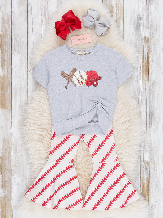 Baseball Bell Bottom Outfit