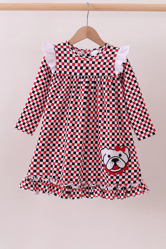 Checkered Bulldog Dress