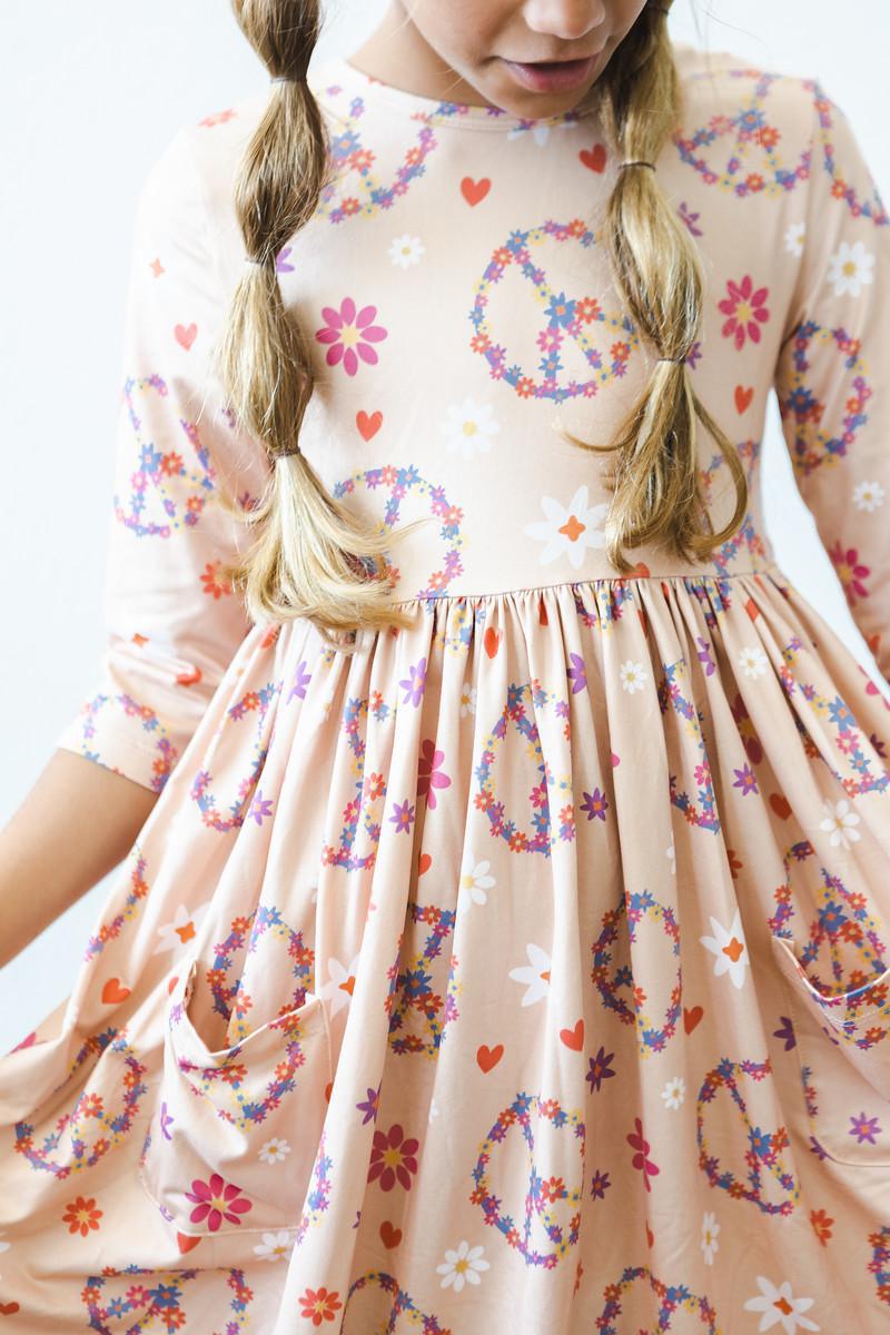 Flower Child Peace Dress