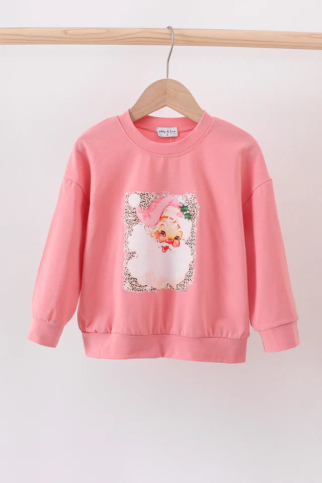 Pink Santa Top